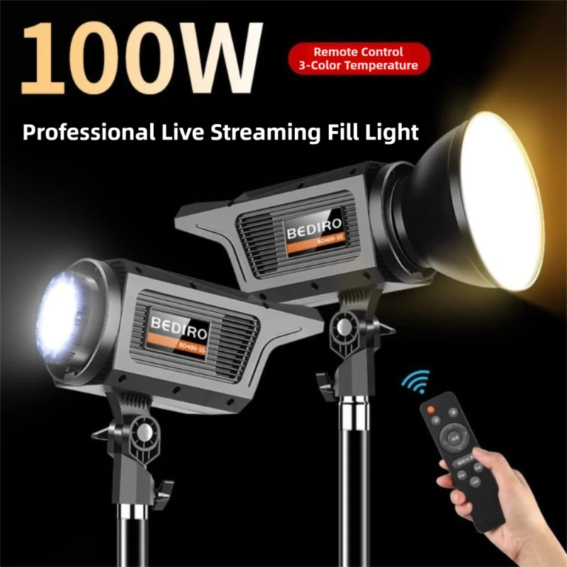 Photography Lighting Stick - 100W Studio Flash Light Bowens Mount