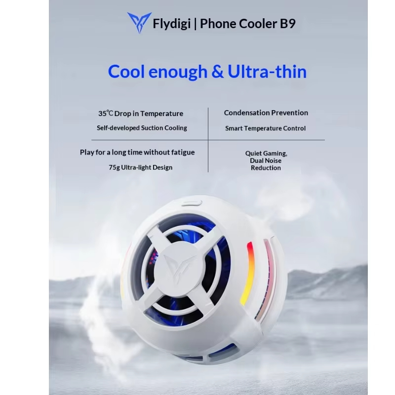 Photography Lighting Game - Flydigi B9 Magnetic Semiconductor Phone Cooler