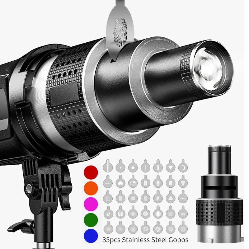 Photography Umbrella Lighting Kit - For Bowens Mount Spotlight Conical Optical