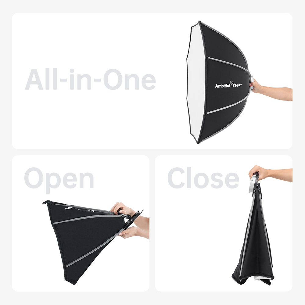 AMBITFUL FS60PROII Fast Setup  - Photography Studio Lighting Set Up ulasan dan harga