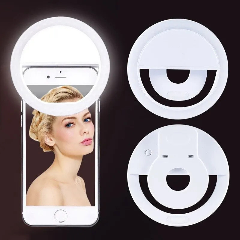 USB Rechargeable LED Selfie Ri - Photography Lighting Game ulasan dan harga
