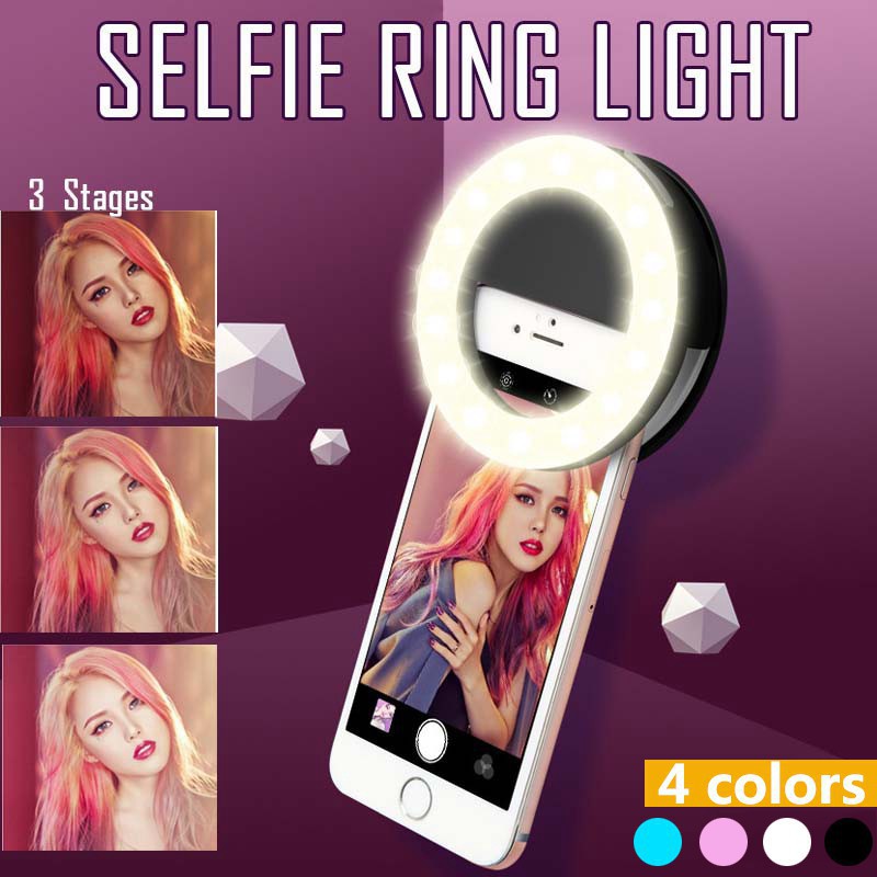 LED Selfie Ring Light 3 Level  - Photography Lighting Game ulasan dan harga