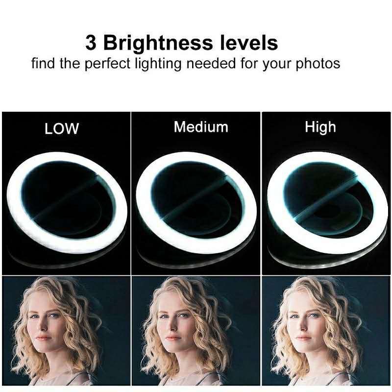 LED Selfie Ring Light 3 Level  - Photography Lighting Game ulasan dan harga
