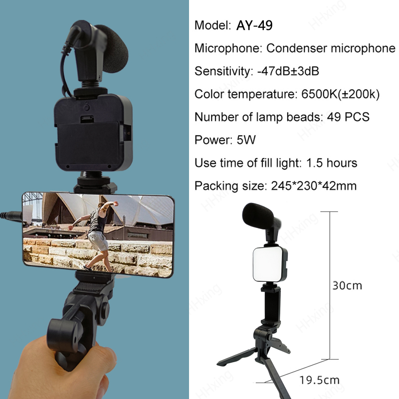 Phone Holder Photography Light - Photography Lighting Kit Portable ulasan dan harga