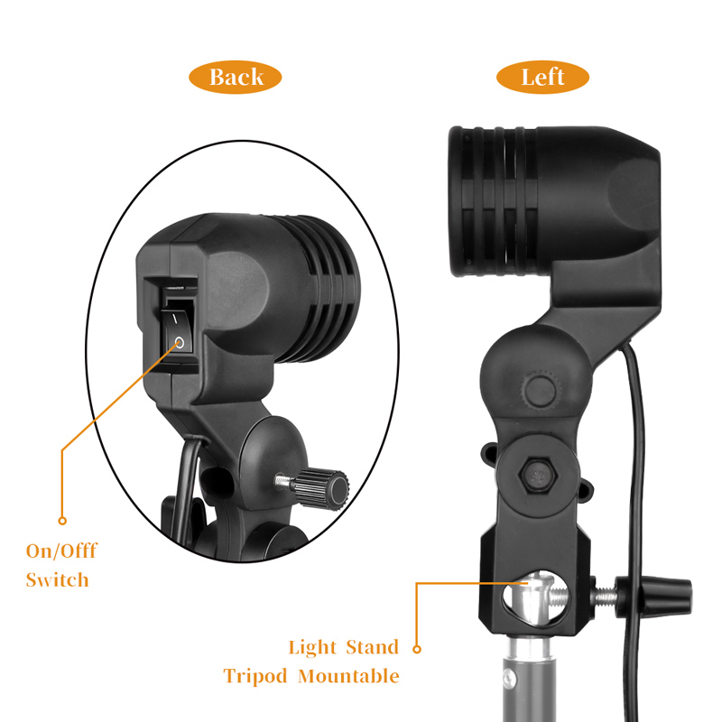 1.8m Cable Cord Light Bulb Sta - Photography Umbrella Lighting Kit ulasan dan harga