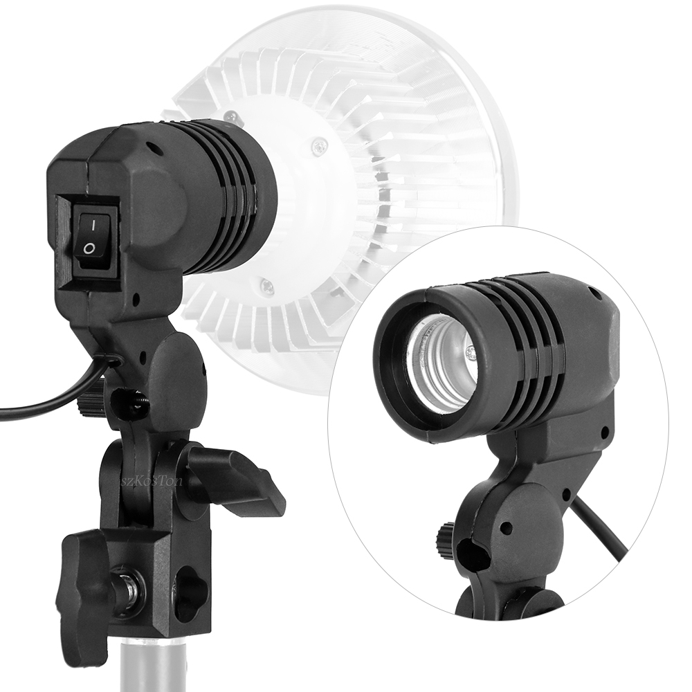 Single Head Bulb Holder E27 So - Photography Umbrella Lighting Kit ulasan dan harga