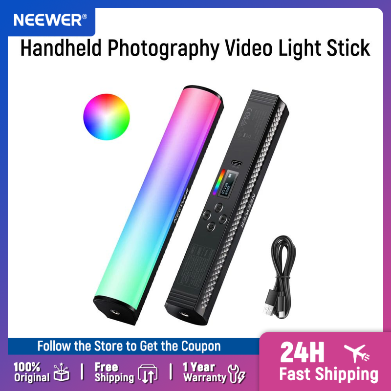 NEEWER RGB Light Wand with APP - Photography Lighting Stick ulasan dan harga