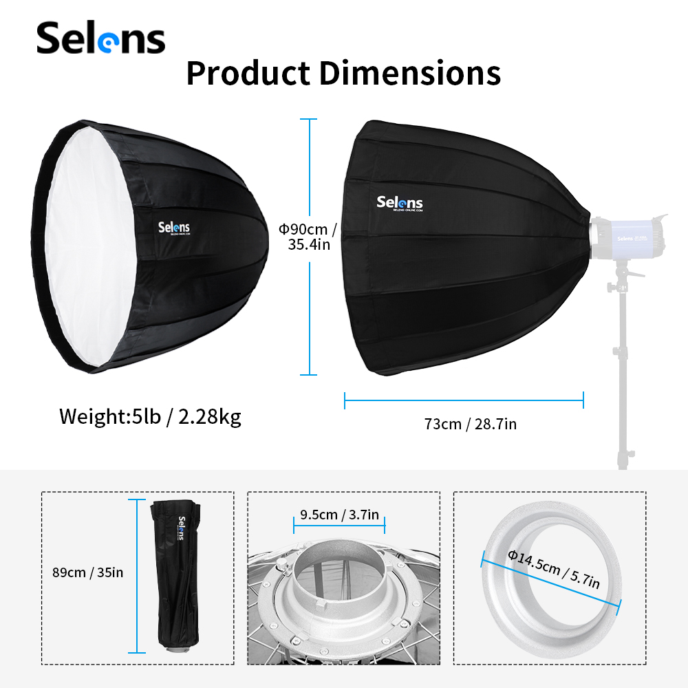 Foldable Quick Setup 90cm Phot - Photography Studio Lighting Set Up ulasan dan harga