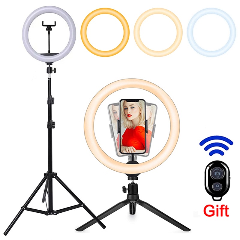 16/26/33cm LED Selfie Ring Lig - Photography Lighting Stick ulasan dan harga