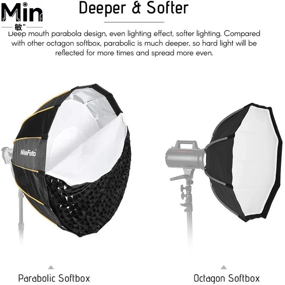 35inch 90cm Quick Set-up Foldi - Photography Studio Lighting Set Up ulasan dan harga