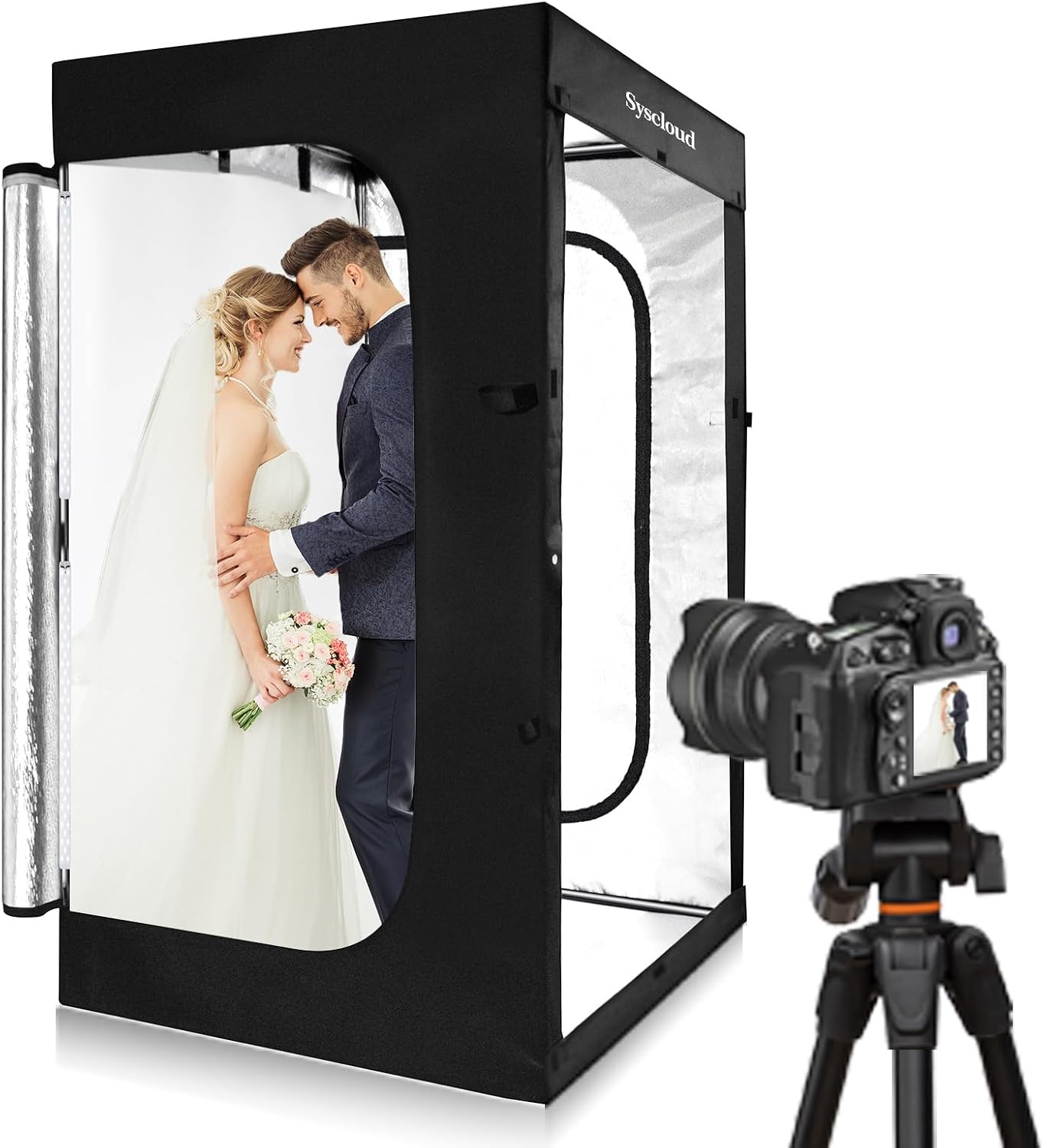 Dimmable LED Photo Studio Ligh - Photography Lighting Kit With Backdrop ulasan dan harga