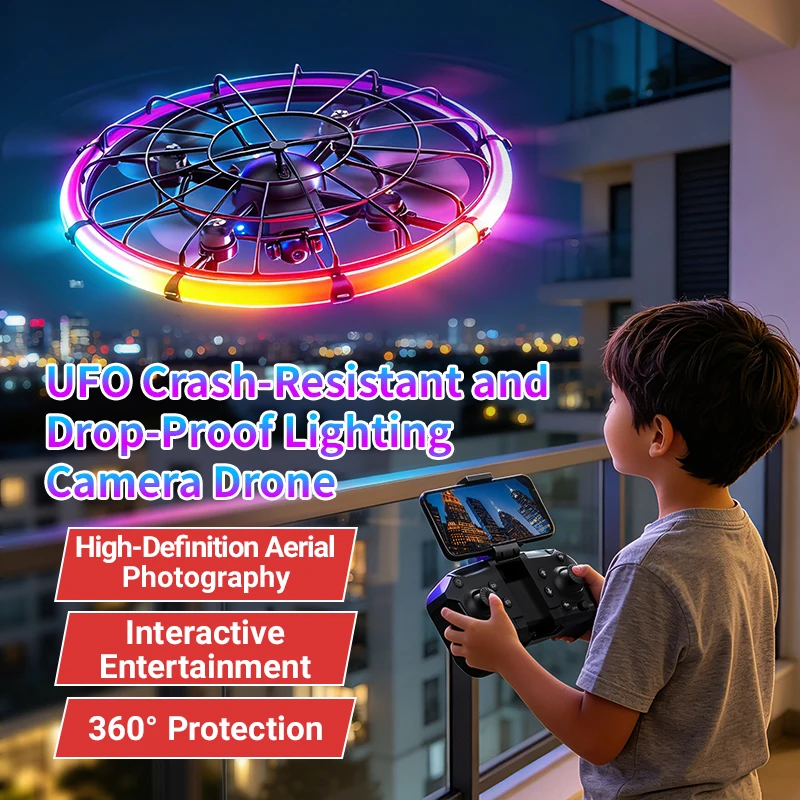 JJRC H145 UFO RC Drone with Du - Photography Lighting Game ulasan dan harga