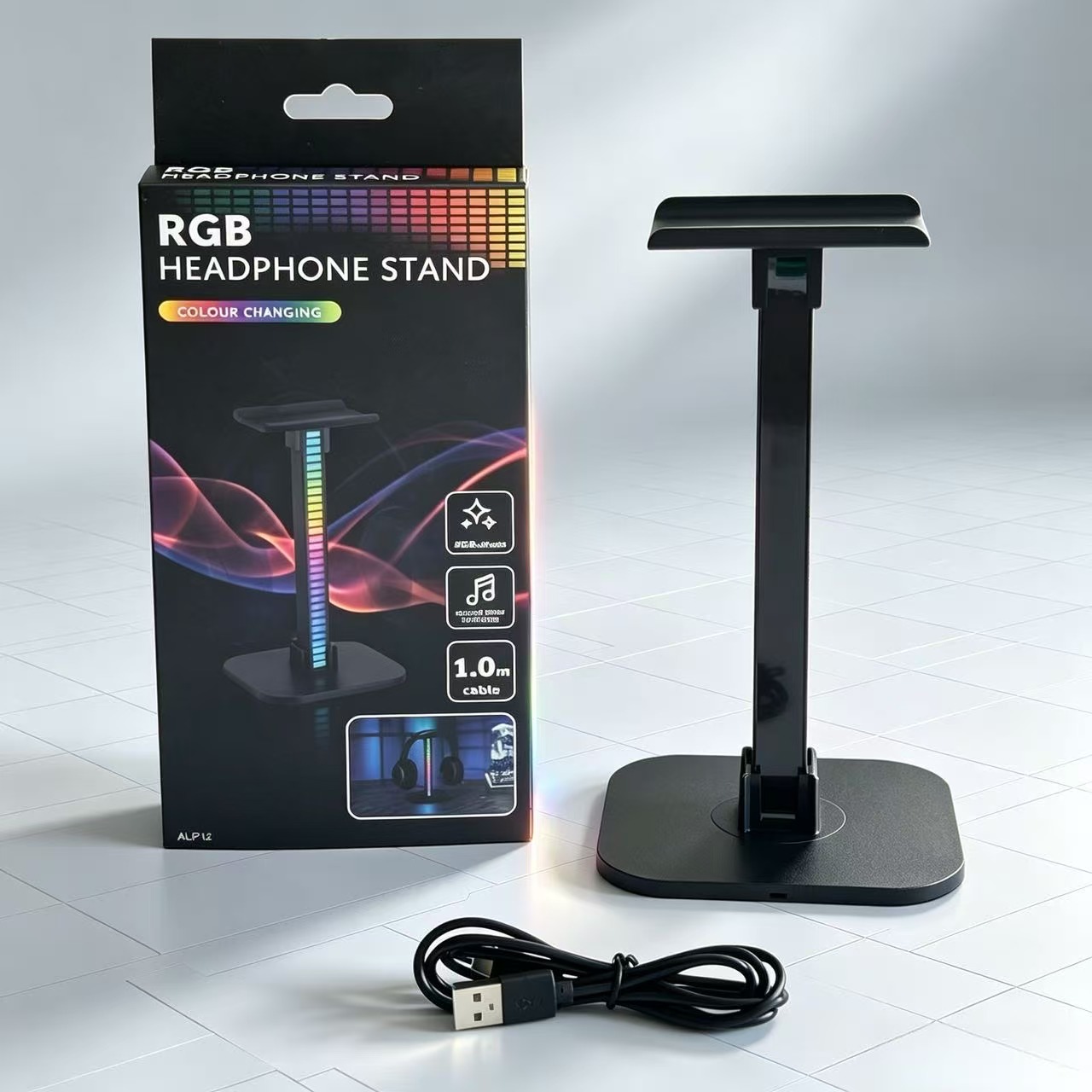 USB Gaming Headphone Stand RGB - Photography Lighting Game ulasan dan harga