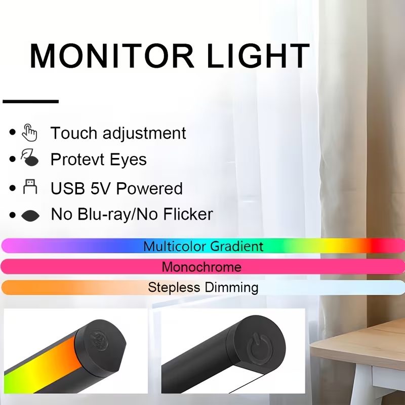 LED Computer Screen Hanging Li - Photography Lighting Game ulasan dan harga
