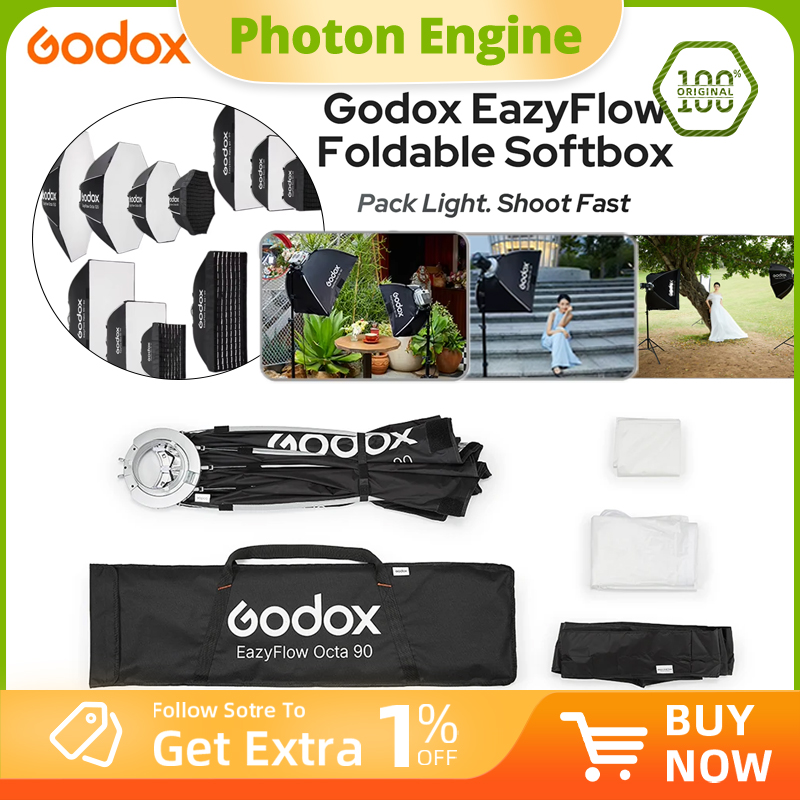 Godox EazyFlow series Foldable - Photography Studio Lighting Set Up ulasan dan harga