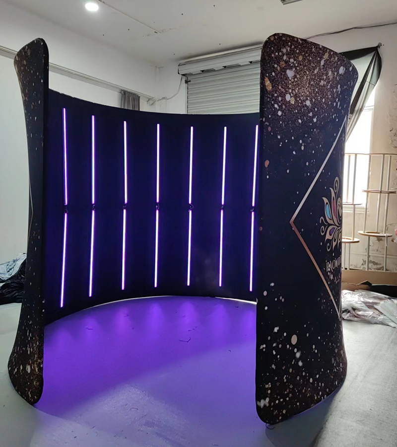 360 Photo Booth Enclosure Free - Photography Lighting Kit With Backdrop ulasan dan harga