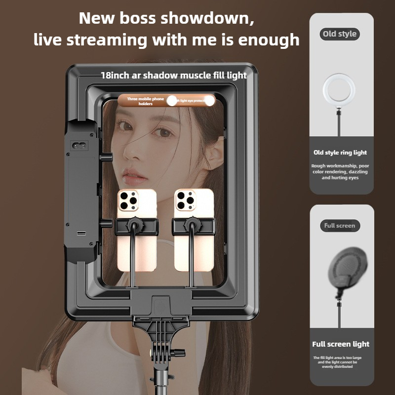 2.1m Soft Light Phone Live Bro - Photography Lighting Position ulasan dan harga