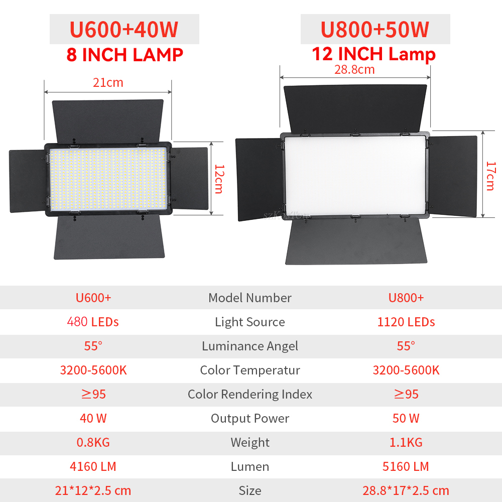 U800 U600 LED Photo Studio Vid - Photography Umbrella Lighting Kit ulasan dan harga